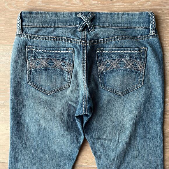 Old Navy The Diva Boot-cut Low Rise Stretch Jeans Stitched Pockets - Picture 3 of 6